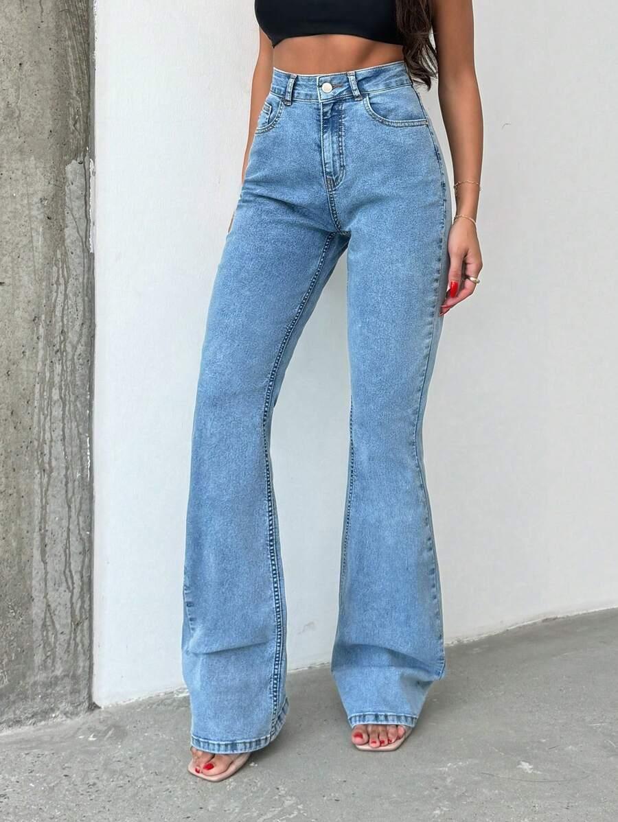 SHEIN NIEBIESKIE SPODNIE JEANS S06__S