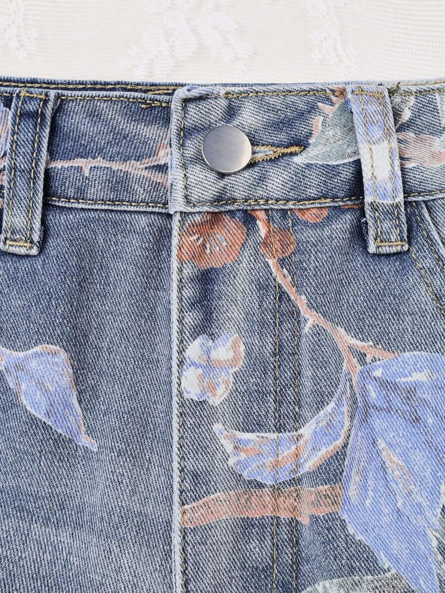 SHEIN SPODNIE JEANS WZÓR S06__S