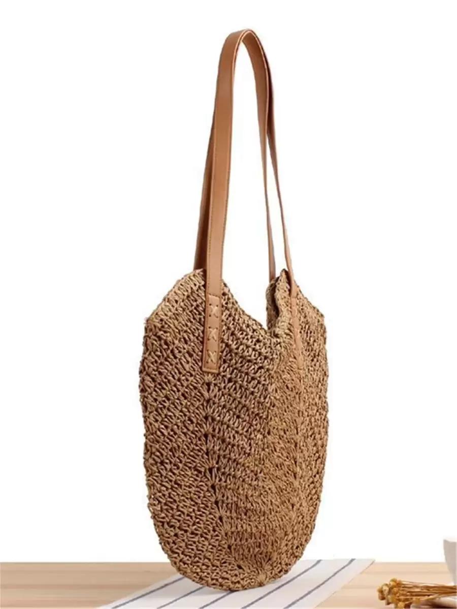 SHEIN BRĄZOWA TOREBKA NA RAMIĘ S07__37X2X33CM