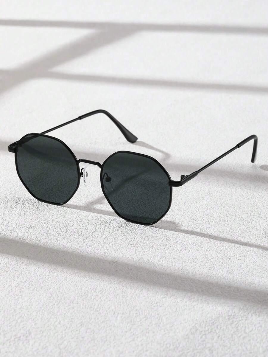 SHEIN CZARNE OKULARY PRZECIWSŁONECZNE S07