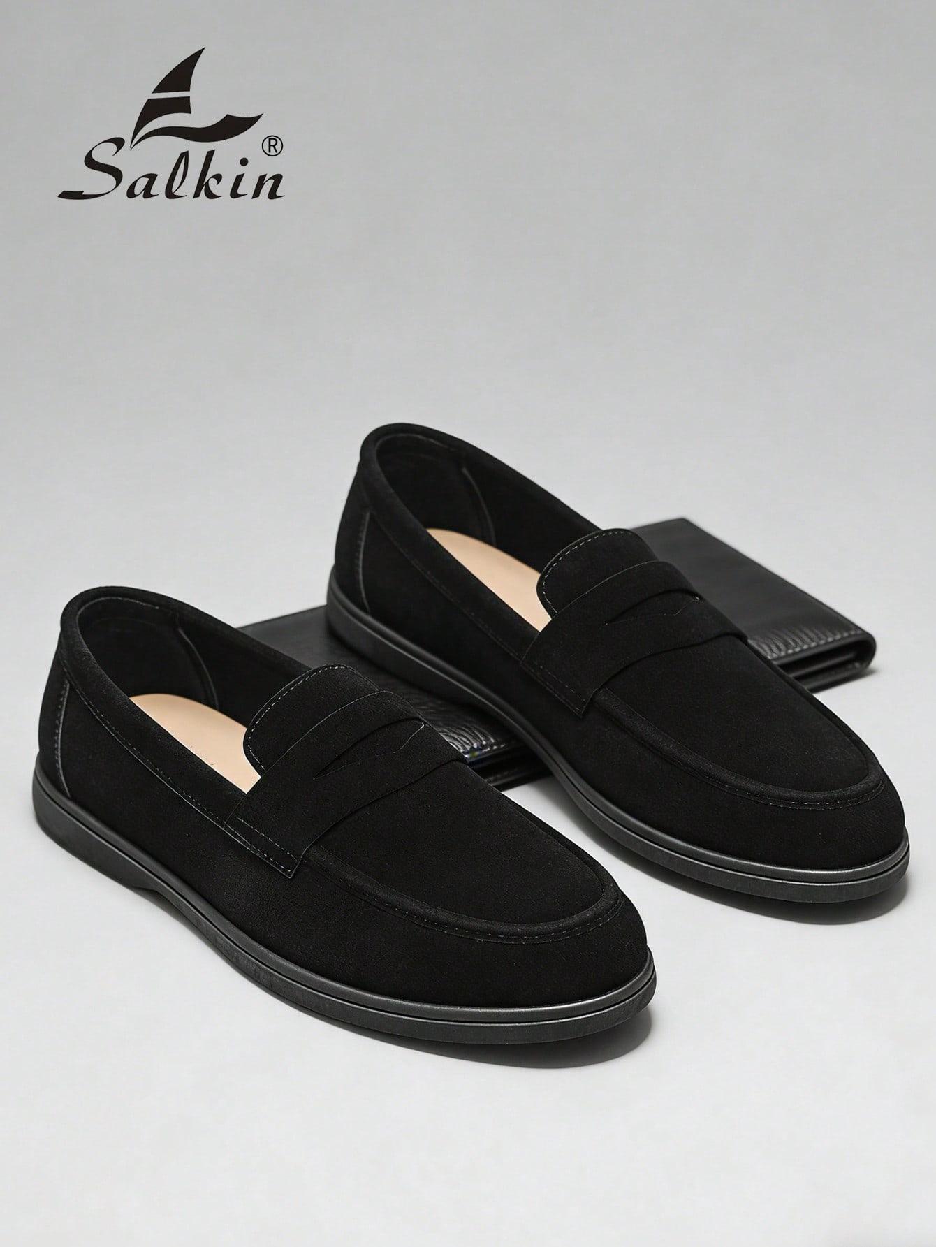 SHEIN CZARNE MOKASYNY CASUAL S06__46