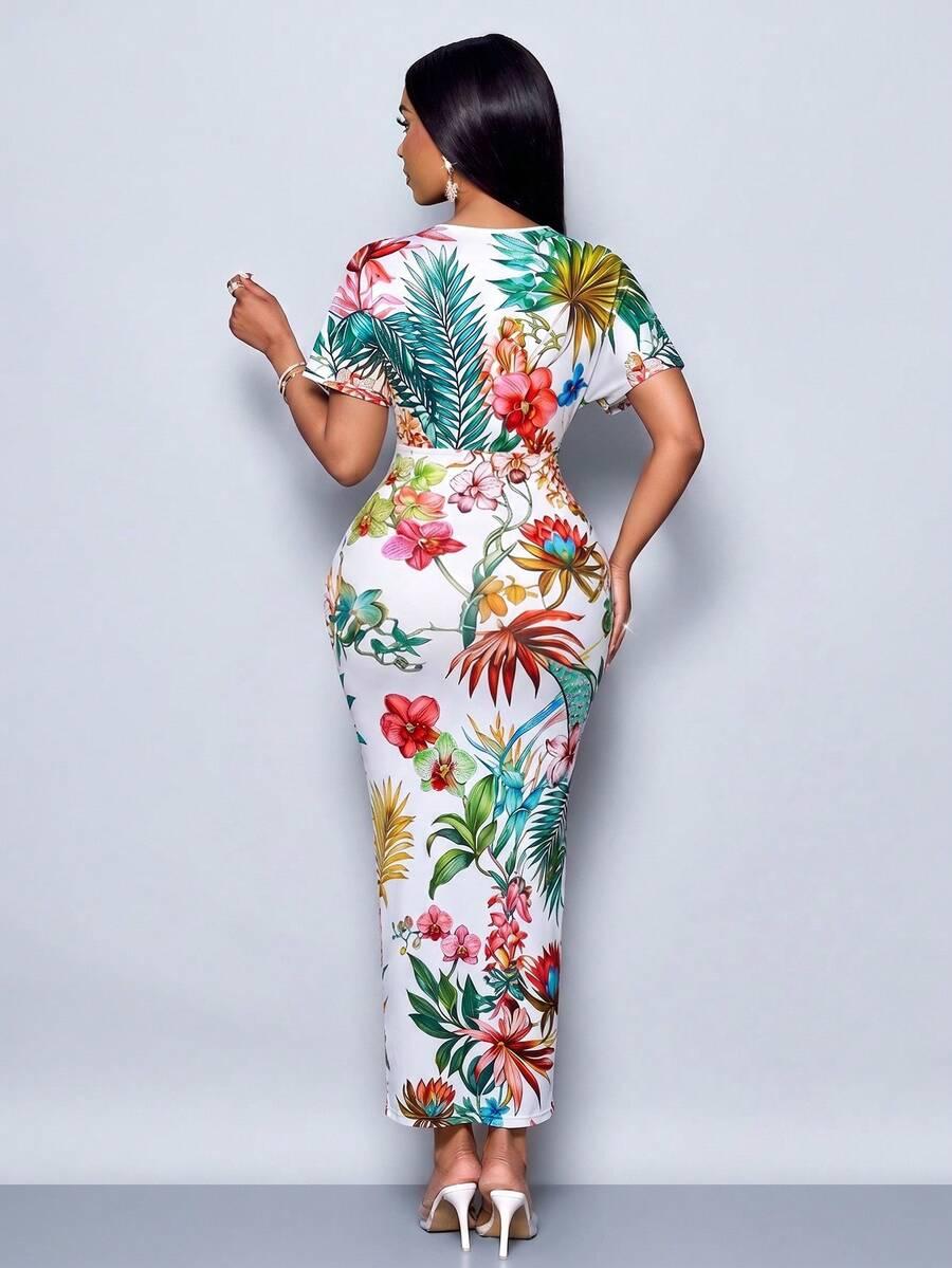 SHEIN SUKIENKA MAXI WZÓR S09__XL
