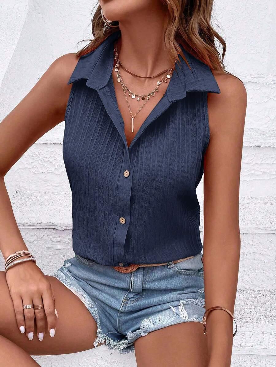 SHEIN BLUZKA BEZ RĘKAWÓW S06__S