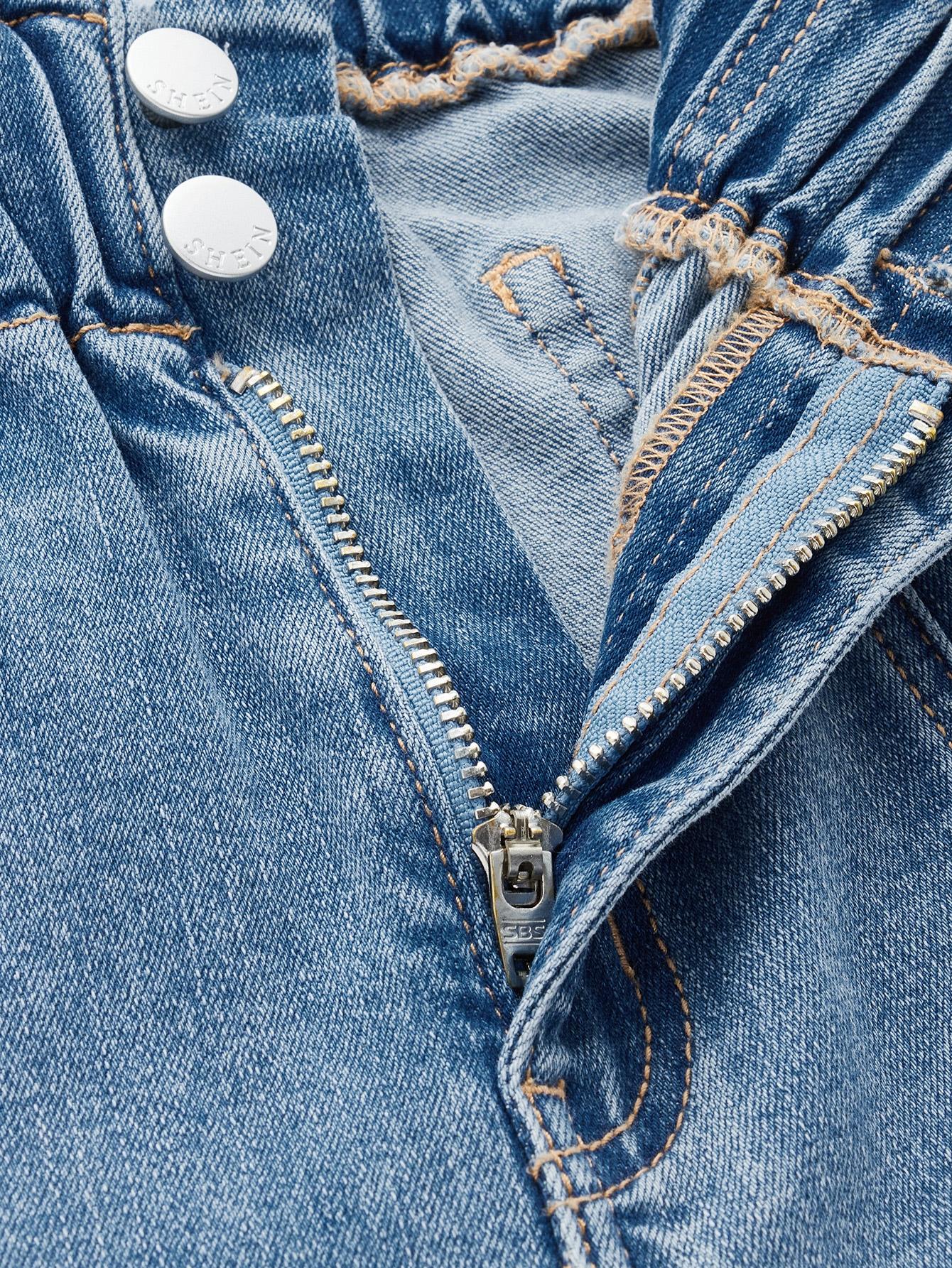 SHEIN NIEBIESKIE SPODNIE JEANS S06__XS