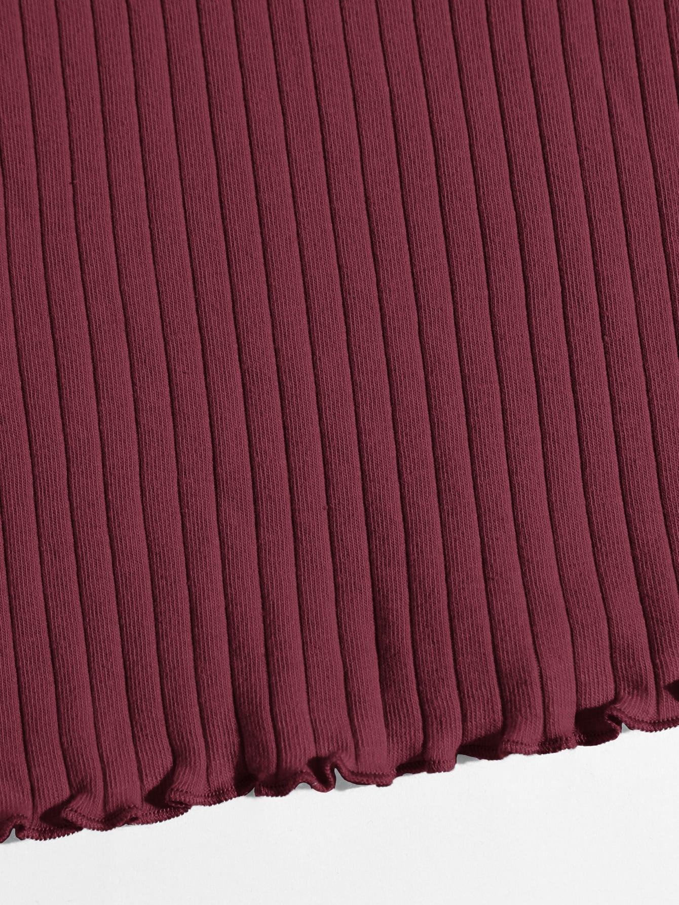 SHEIN TOP Z KRÓTKIM RĘKAWEM S06__M