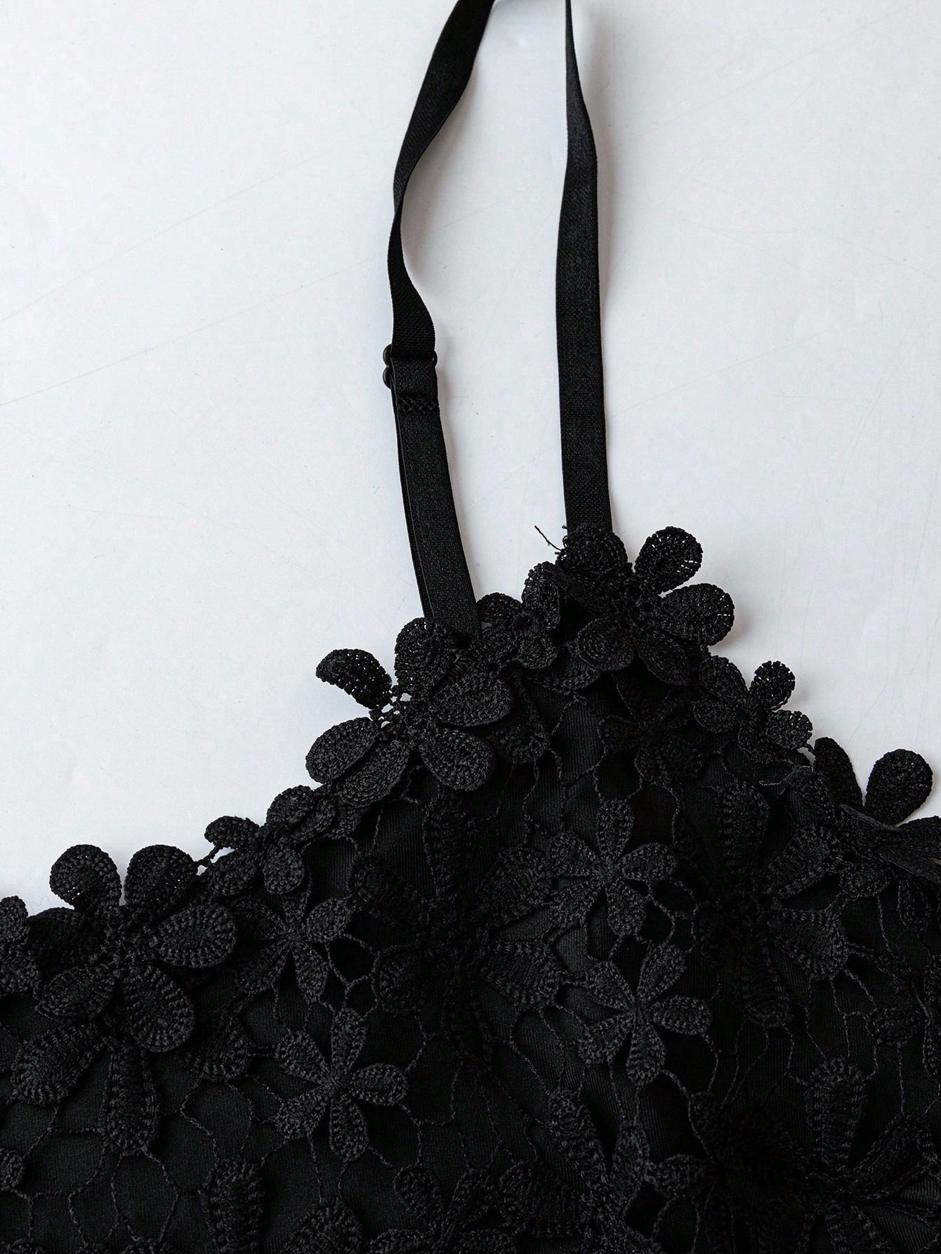 SHEIN CZARNE BODY NA RAMIĄCZKACH S06__46