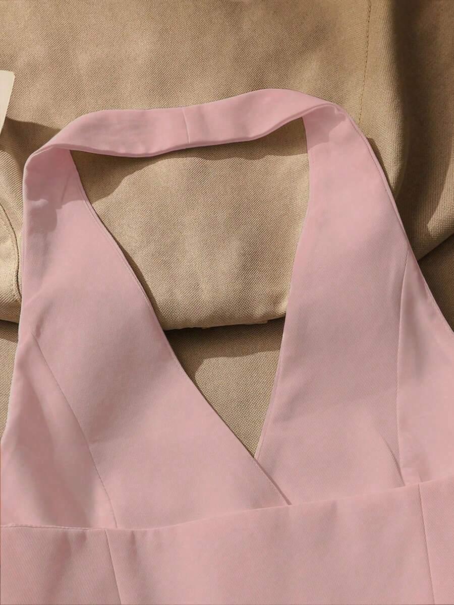 SHEIN RÓŻOWY TOP GUZIKI S06__S