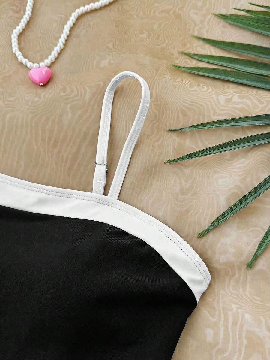 SHEIN DWUCZĘŚCIOWY STRÓJ KĄPIELOWY S09__158-162