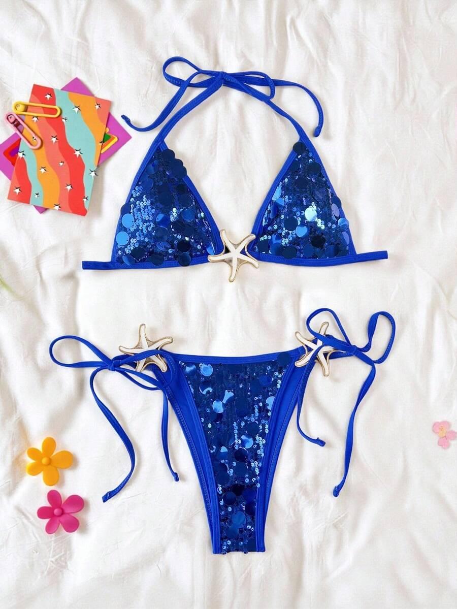 SWIM SXY DWUCZĘŚCIOWY STRÓJ KĄPIELOWY ZDOBIENIE S09__XL