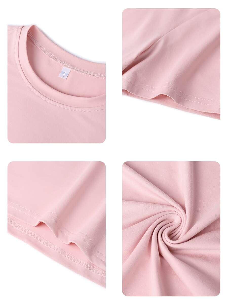 SHEIN T-SHIRT OKRĄGŁY DEKOLT 3-PACK S06__S