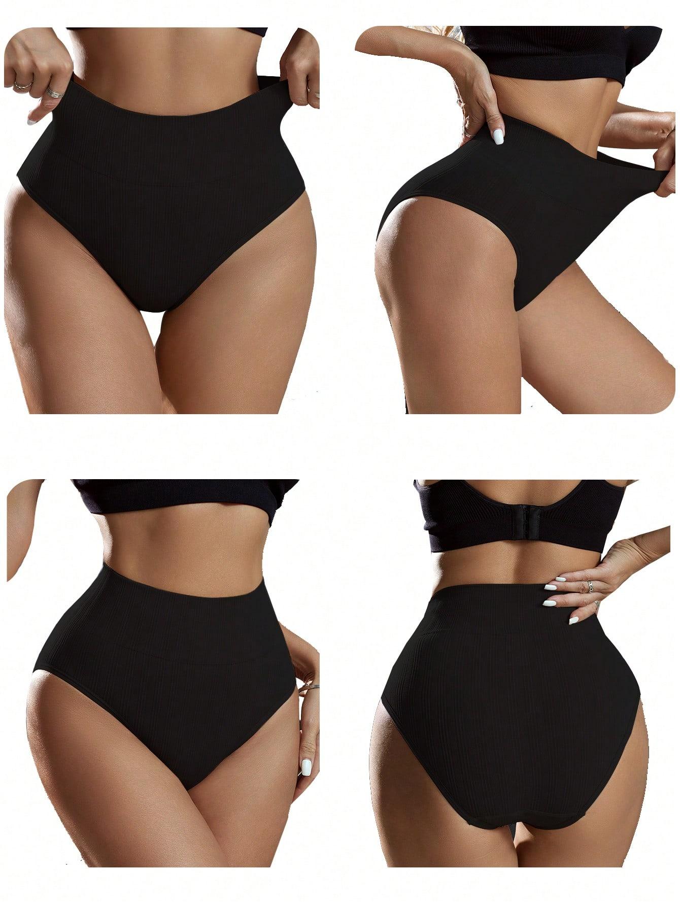 SHEIN CZARNE MAJTKI MODELUJĄCE 5 PACK S09__XL