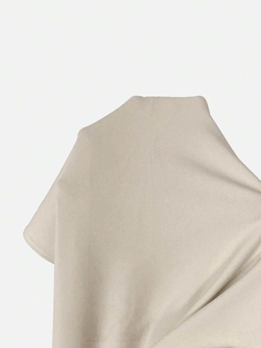 SHEIN BEŻOWA MIDI SUKIENKA S06__XXL