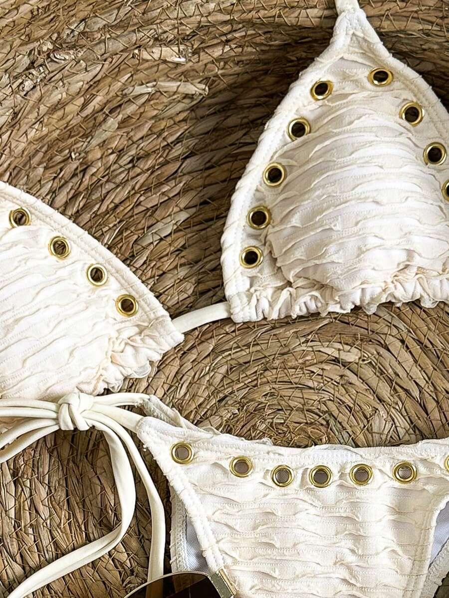 SHEIN DWUCZĘŚCIOWY STRÓJ KĄPIELOWY S09__XS