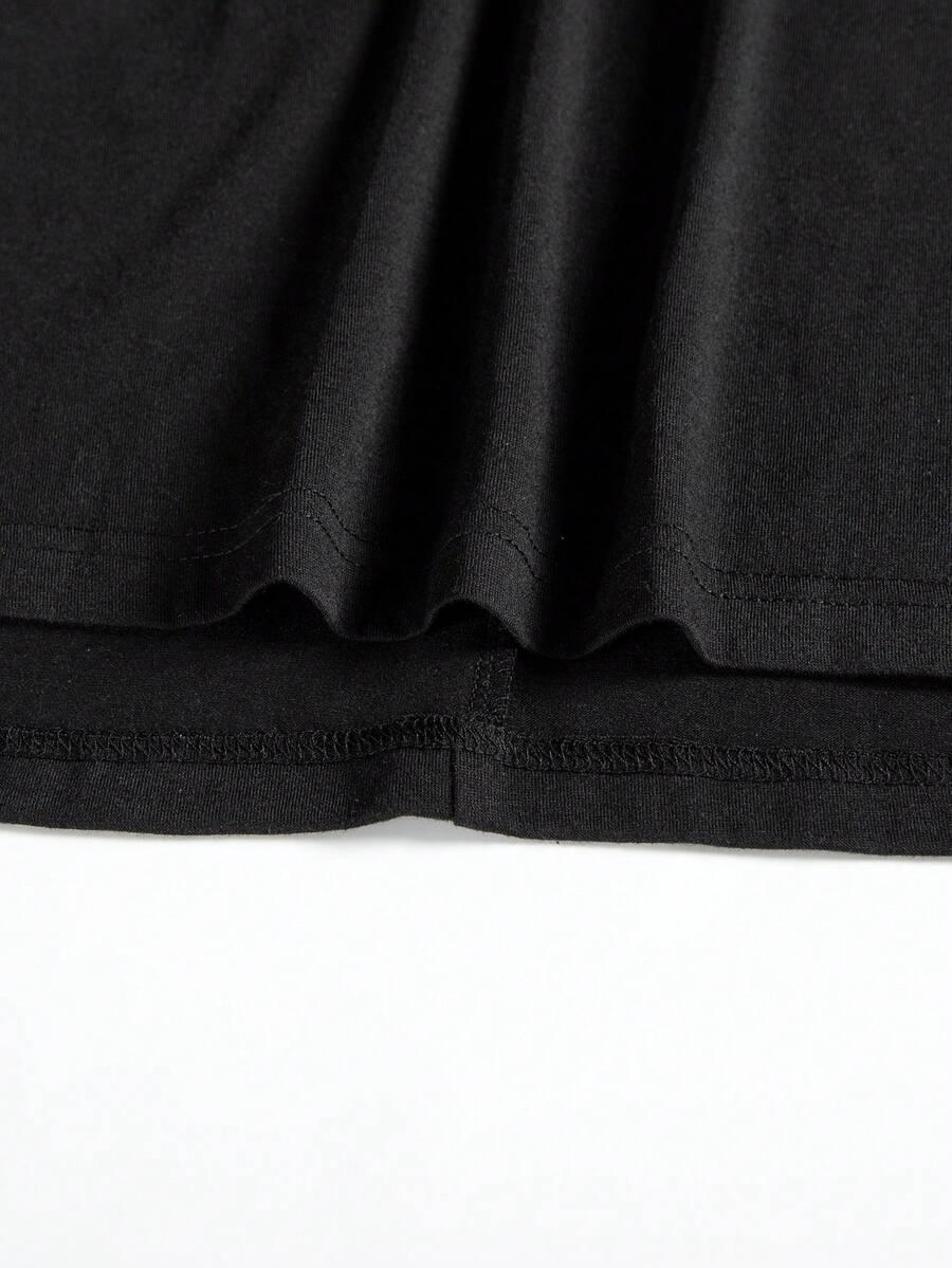 SHEIN CZARNA MAXI SUKIENKA S06__S