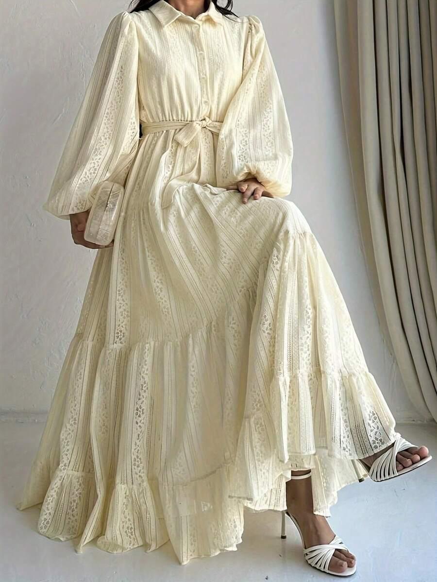 SHEIN ŻÓŁTA MAXI SUKIENKA S06__XL