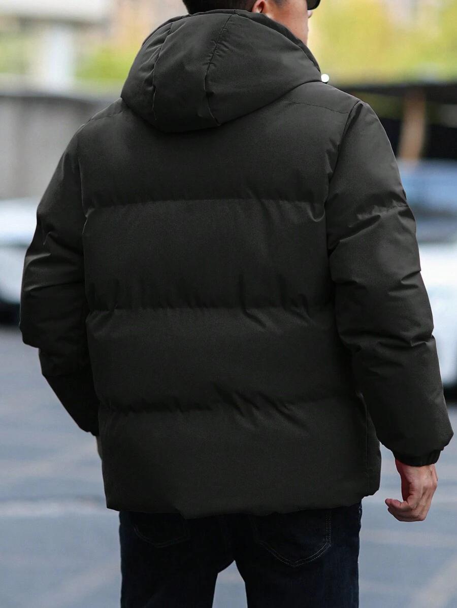 MANFINITY CZARNA PIKOWANA KURTKA W01__XXL