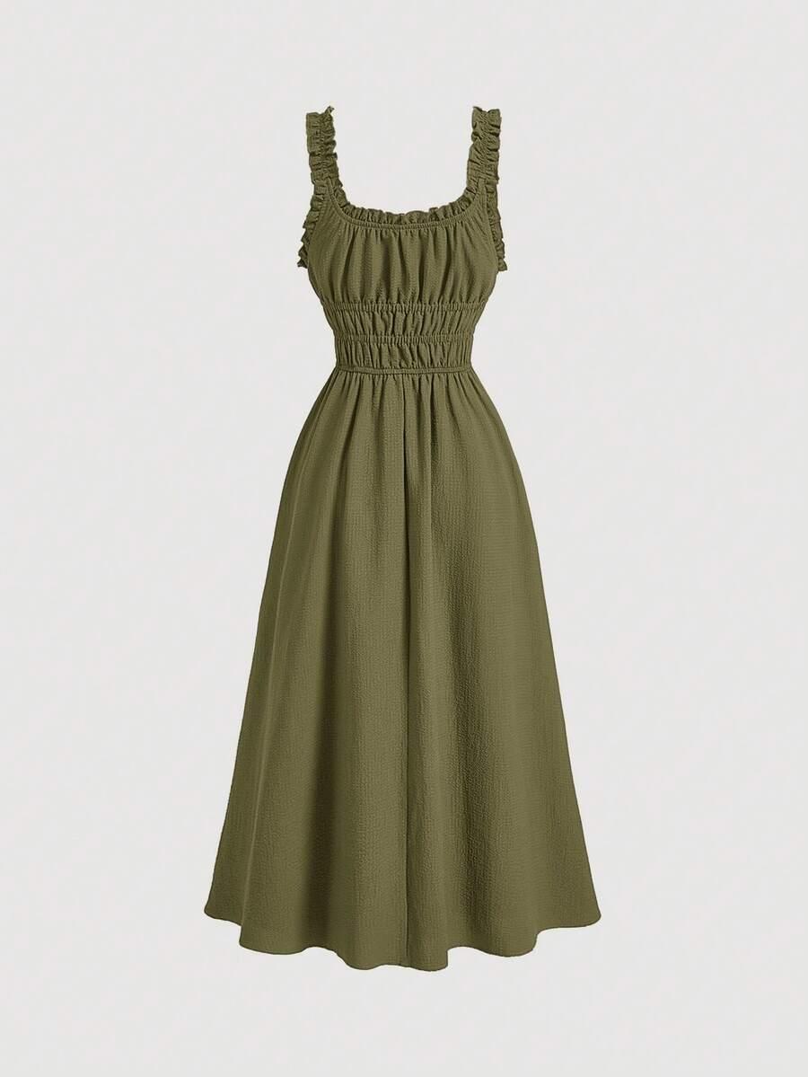 SHEIN ZIELONA MAXI SUKIENKA S06__M