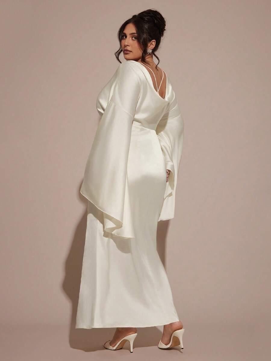 SHEIN KREMOWA MAXI SUKIENKA S06__48