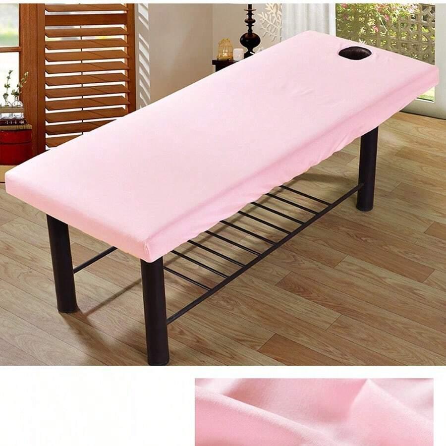 SHEIN RÓŻOWY POKROWIEC NA GUMCE S07__70X190