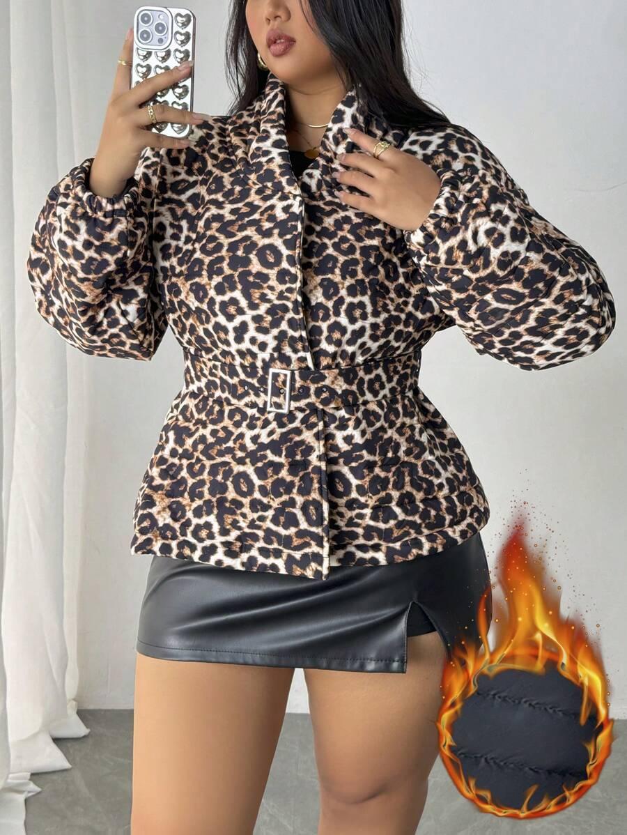 PRIVÉA KURTKA ANIMAL PRINT W01__XXL