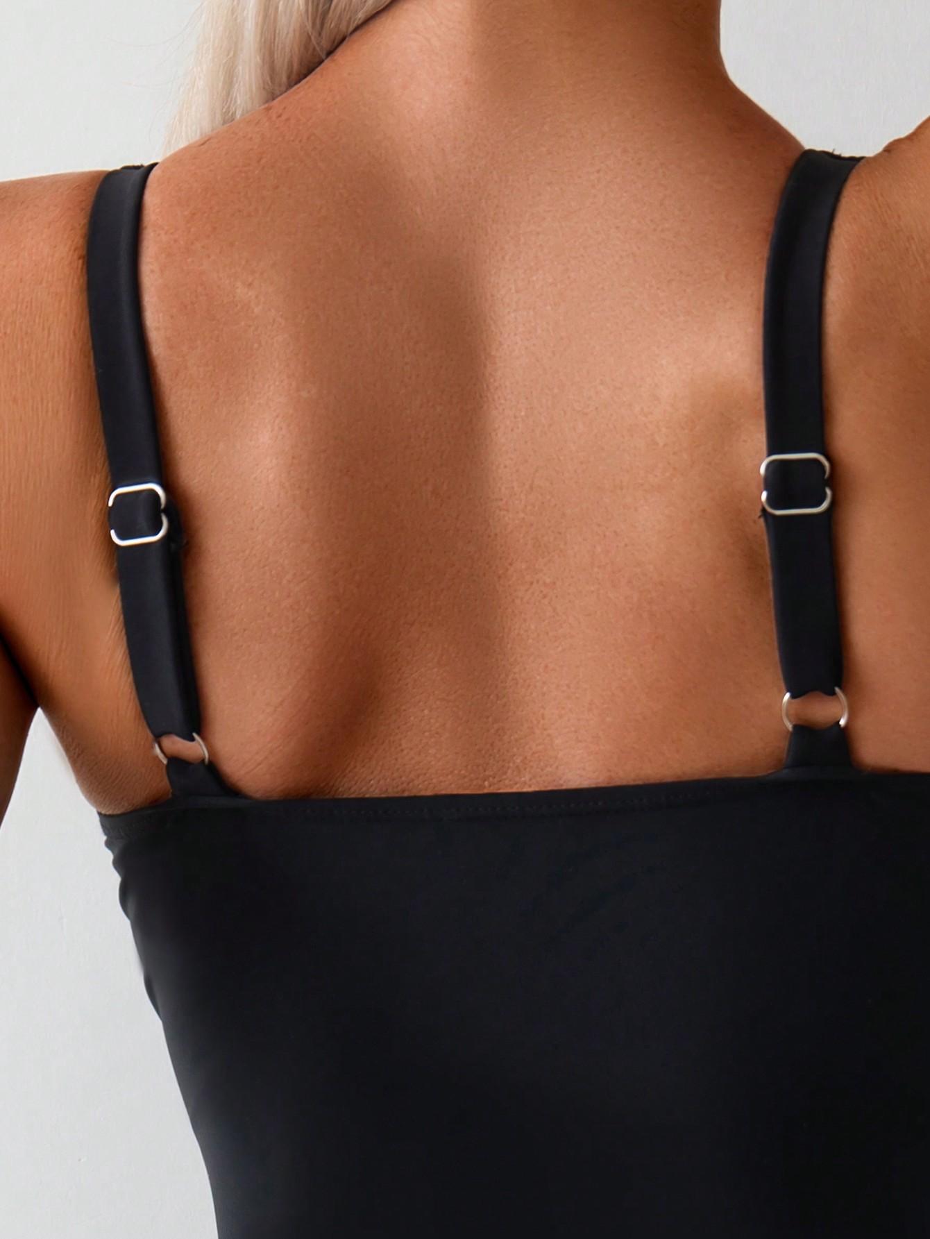 SHEIN JEDNOCZĘŚCIOWY STRÓJ KĄPIELOWY PK01__S
