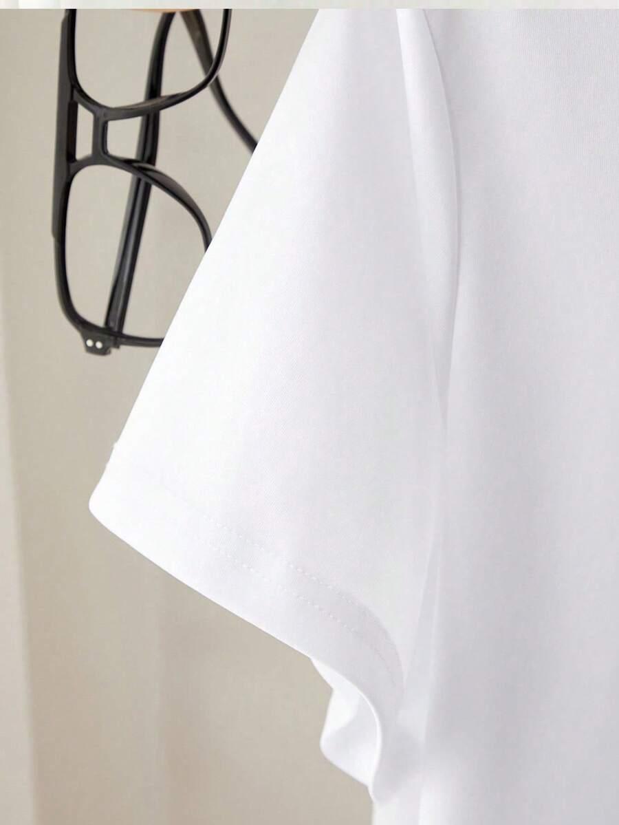 RESYLA BIAŁY T-SHIRT NADRUK PK01__XS