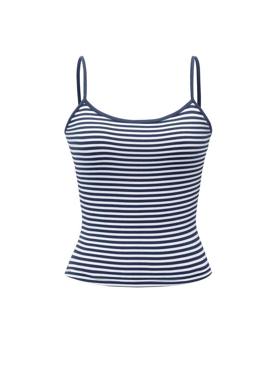 SHEIN TOP NA RAMIĄCZKACH PASKI PK01__S