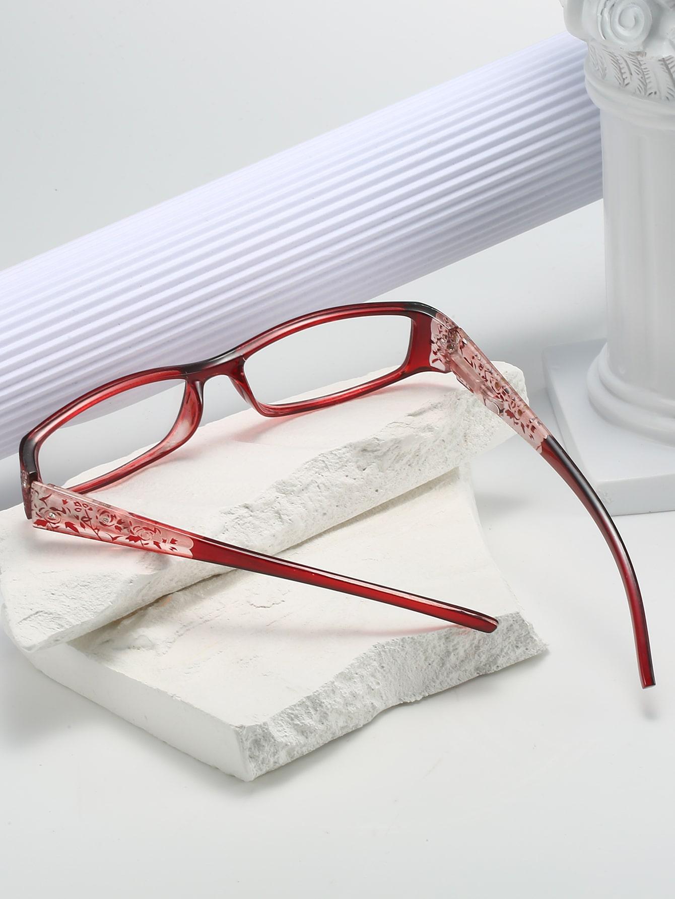 SHEIN CZERWONE OKULARY ZERÓWKI S07