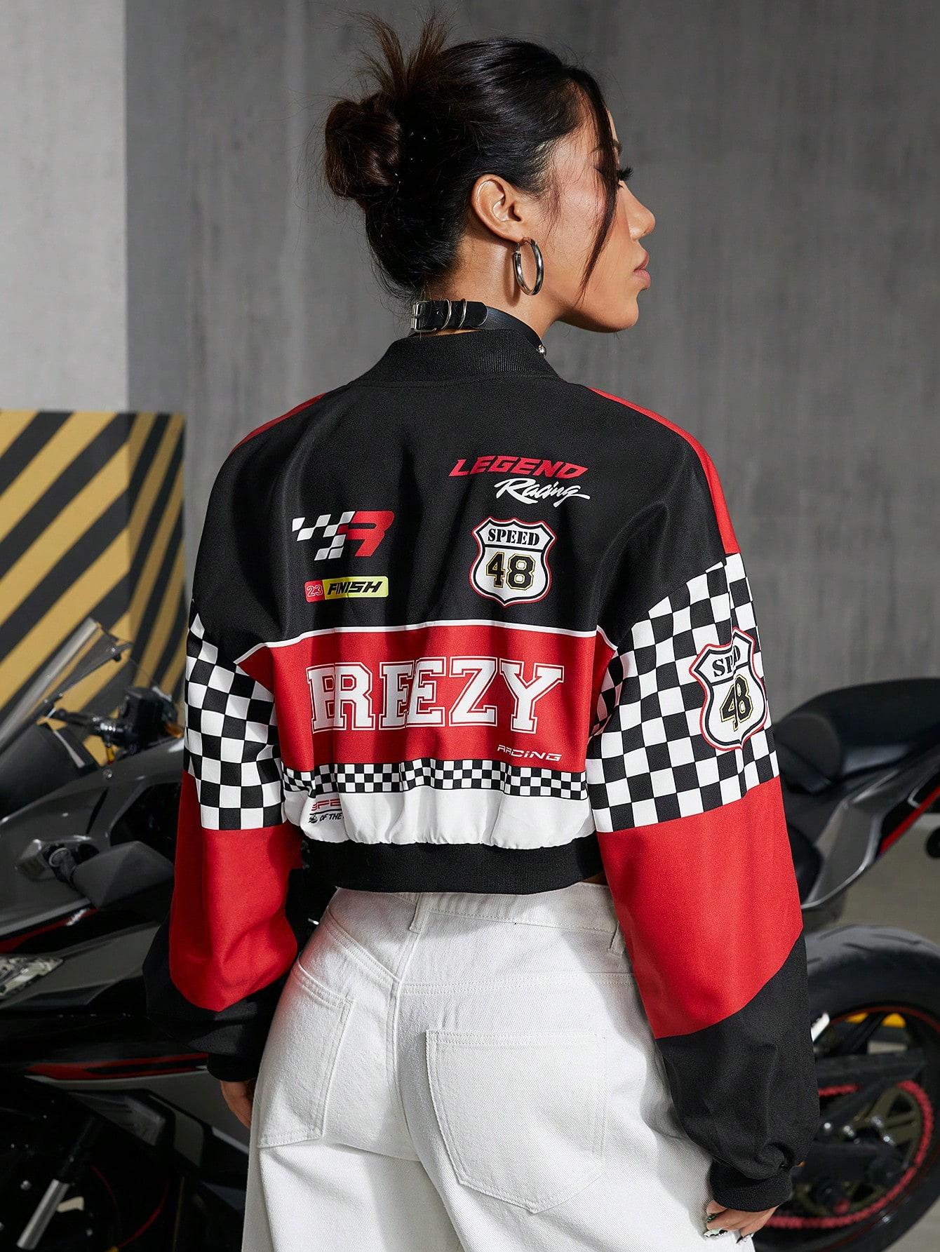 ROMWE ROZPINANA BLUZA NADRUK S06__XS