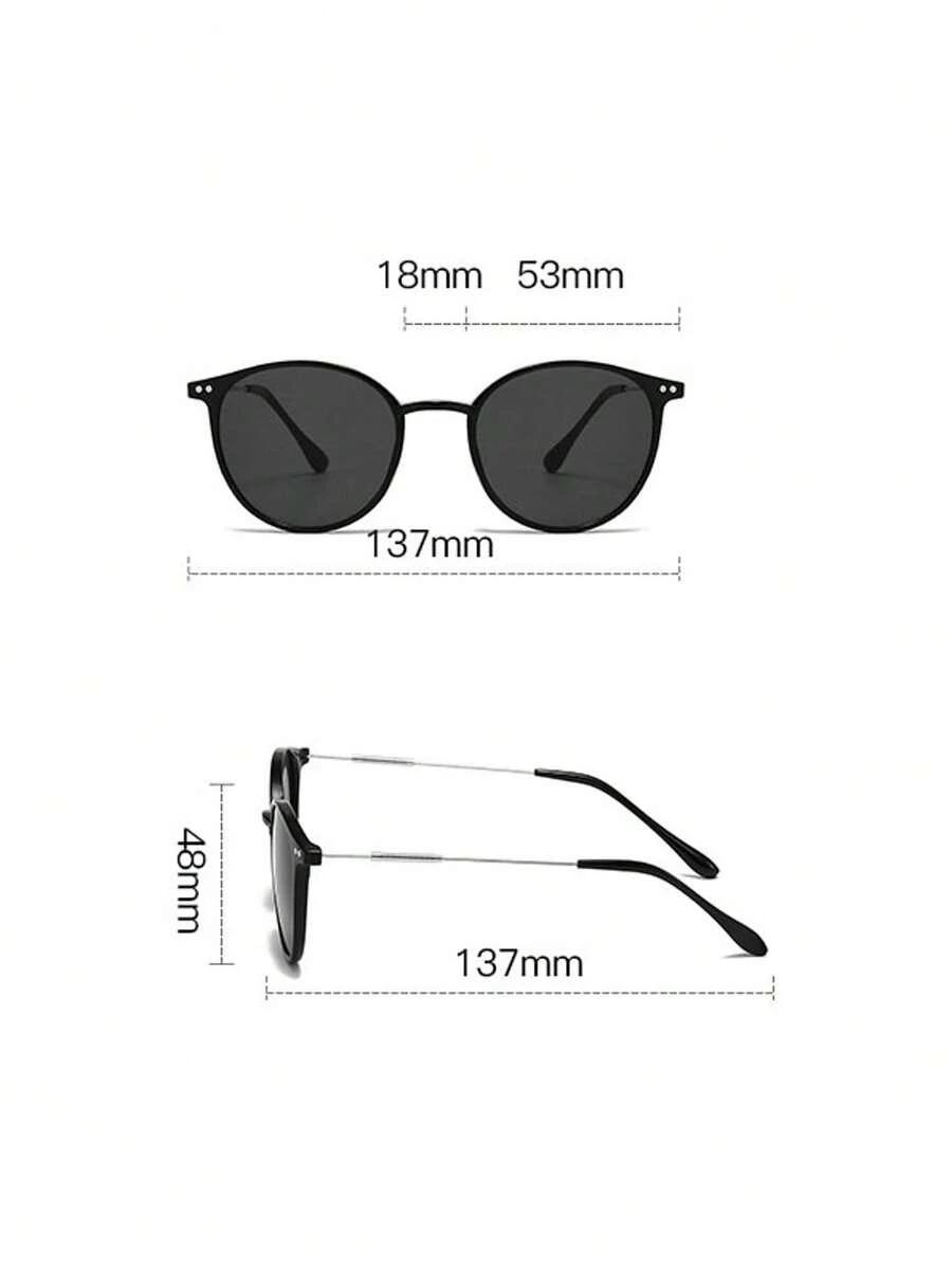 SHEIN CZARNE OKULARY PRZECIWSŁONECZNE S07
