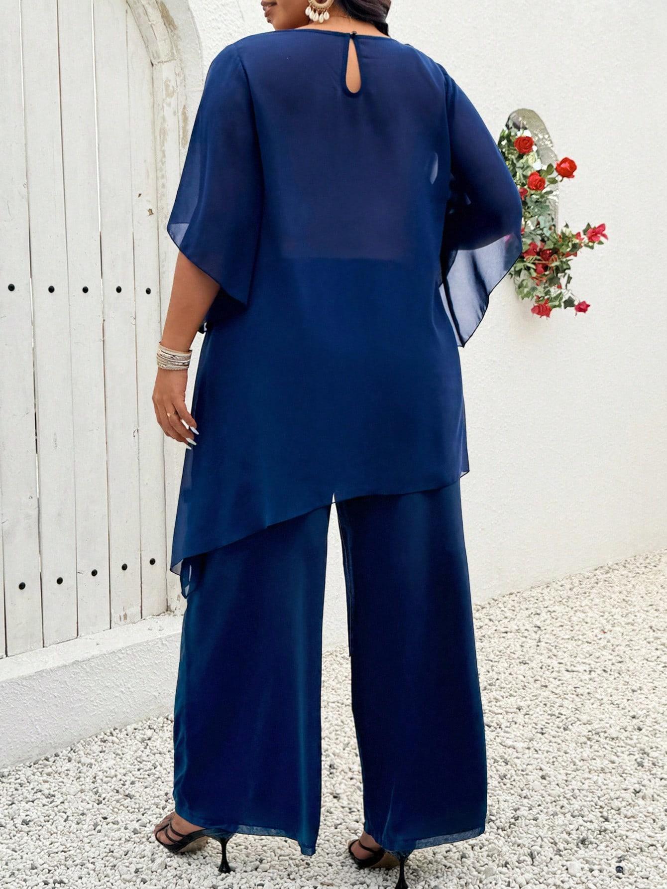 SHEIN BLUZKA SPODNIE KOMPLET S06__58