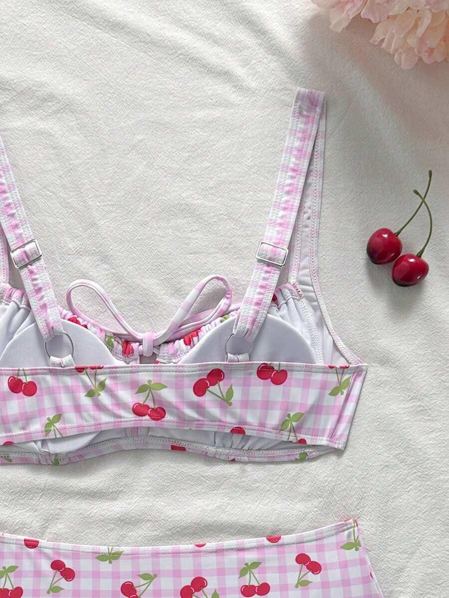 SHEIN DWUCZĘŚCIOWY STRÓJ KĄPIELOWY S09__S
