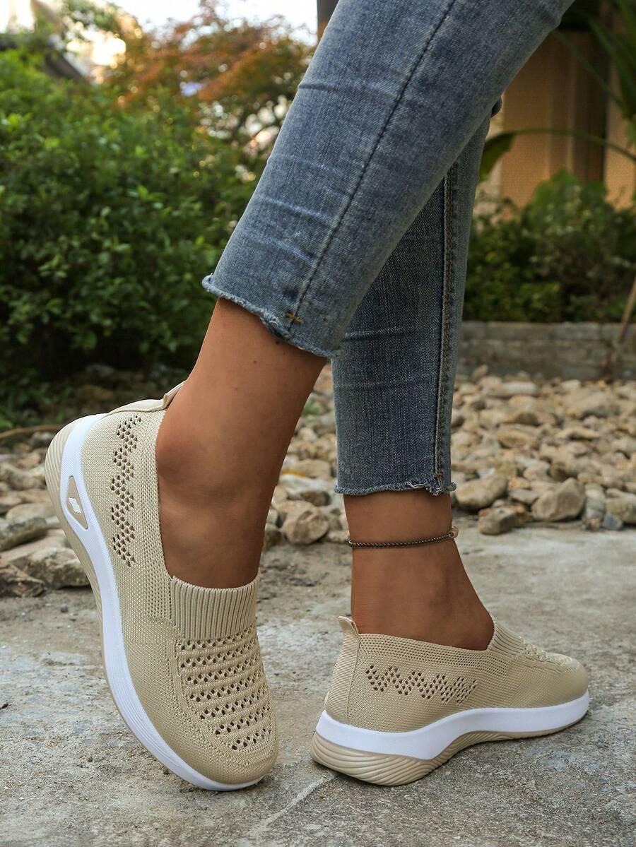 SHEIN BEŻOWE PÓŁBUTY CASUAL S06__36,5