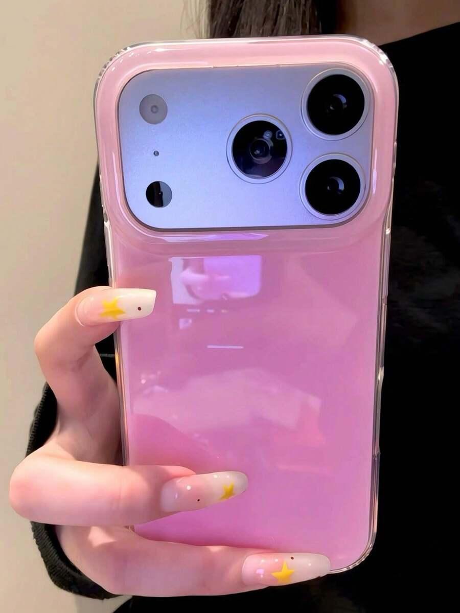 SHEIN RÓŻOWE ETUI NA TELEFON IPHONE 16 PLUS S07