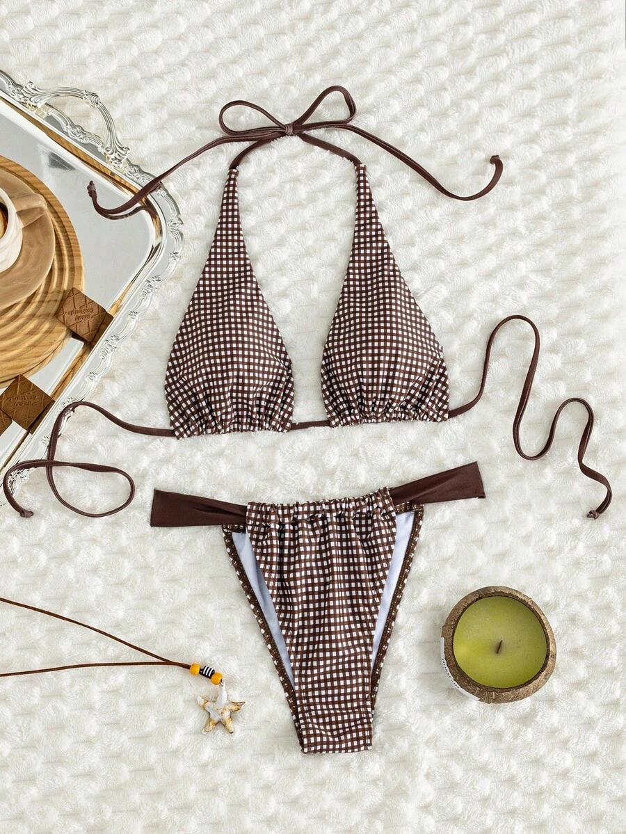 SHEIN DWUCZĘŚCIOWY STRÓJ KĄPIELOWY S09__M