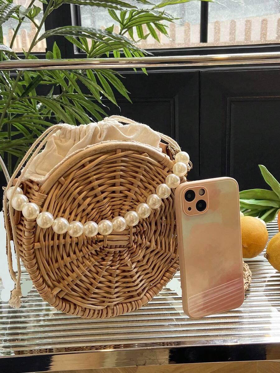 SHEIN BEŻOWA MAŁA TOREBKA S07__19X19