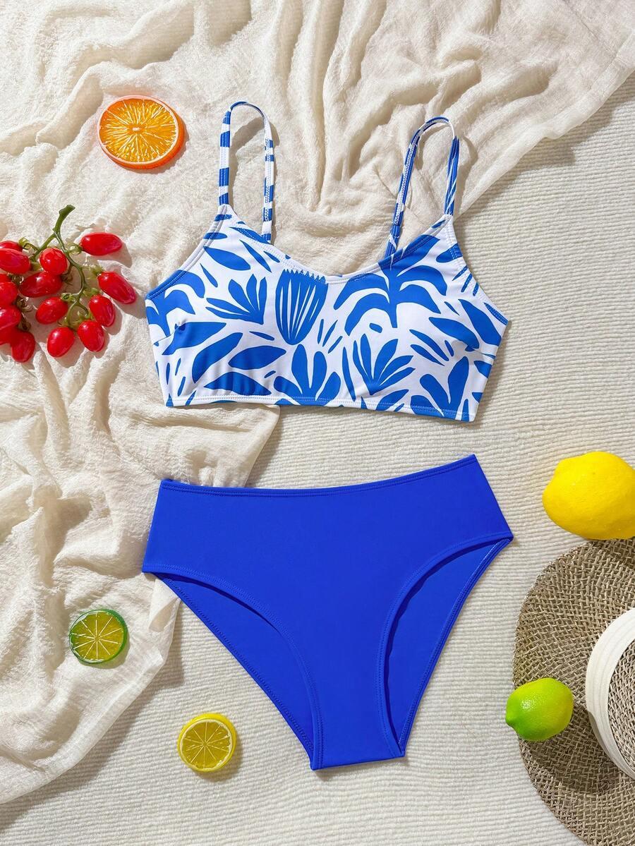 SHEIN DWUCZĘŚCIOWY STRÓJ KĄPIELOWY S09__S