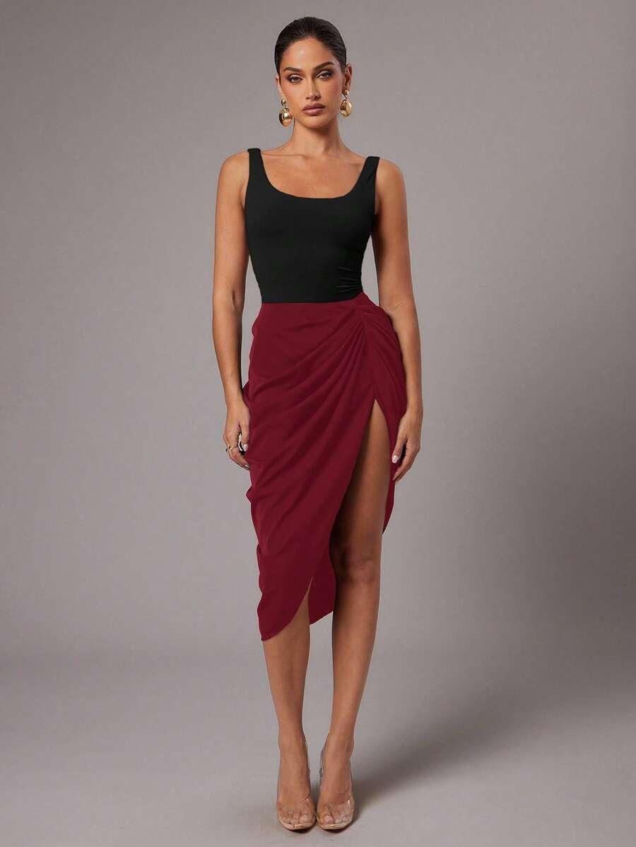 SILQUEE CZARNE BODY ODKRYTE RAMIONA S06__M