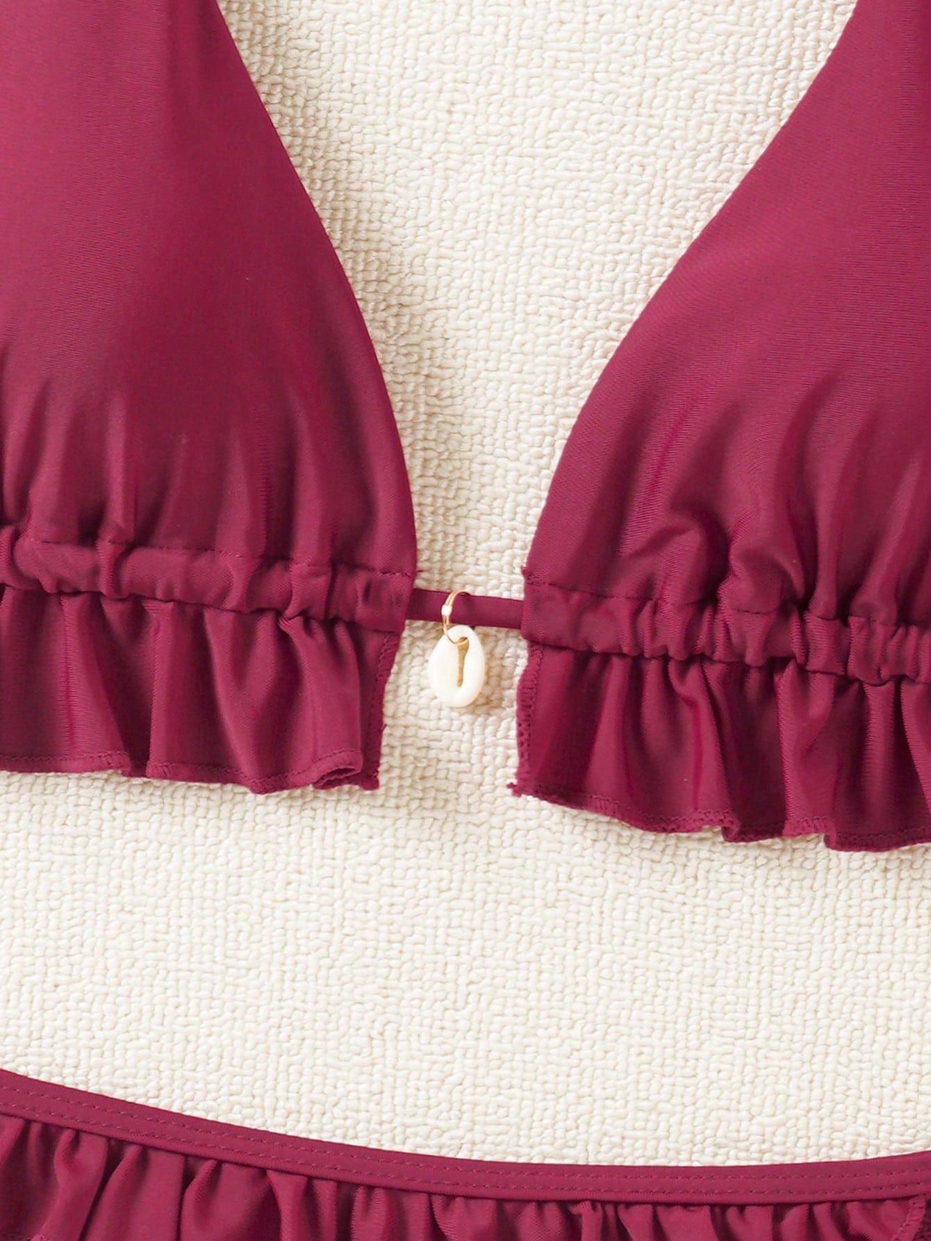 SHEIN DWUCZĘŚCIOWY STRÓJ KĄPIELOWY S09__XL