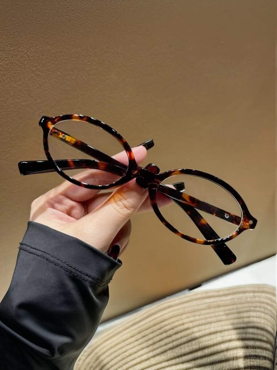 SHEIN OKULARY ZERÓWKI ANIMAL PRINT S07__