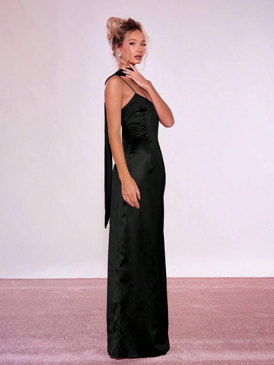 MUSERA CZARNA MAXI SUKIENKA S06__L