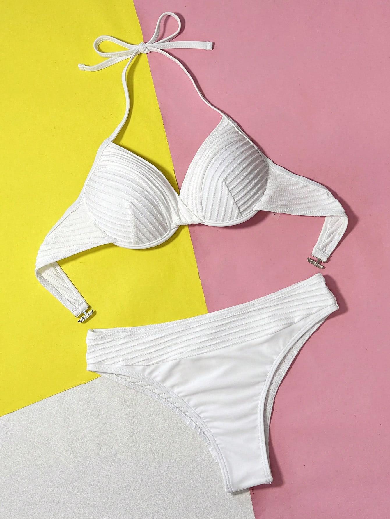 SHEIN DWUCZĘŚCIOWY STRÓJ KĄPIELOWY S09__XL