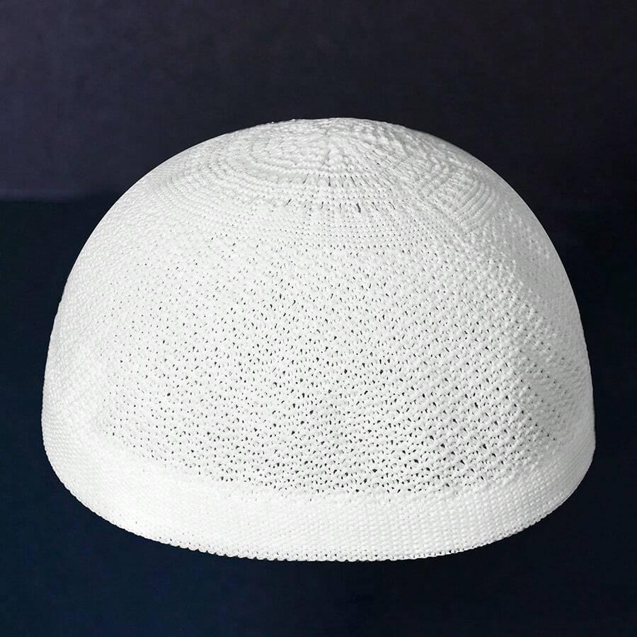 SHEIN BIAŁA CZAPKA DZIANINOWA S07__M
