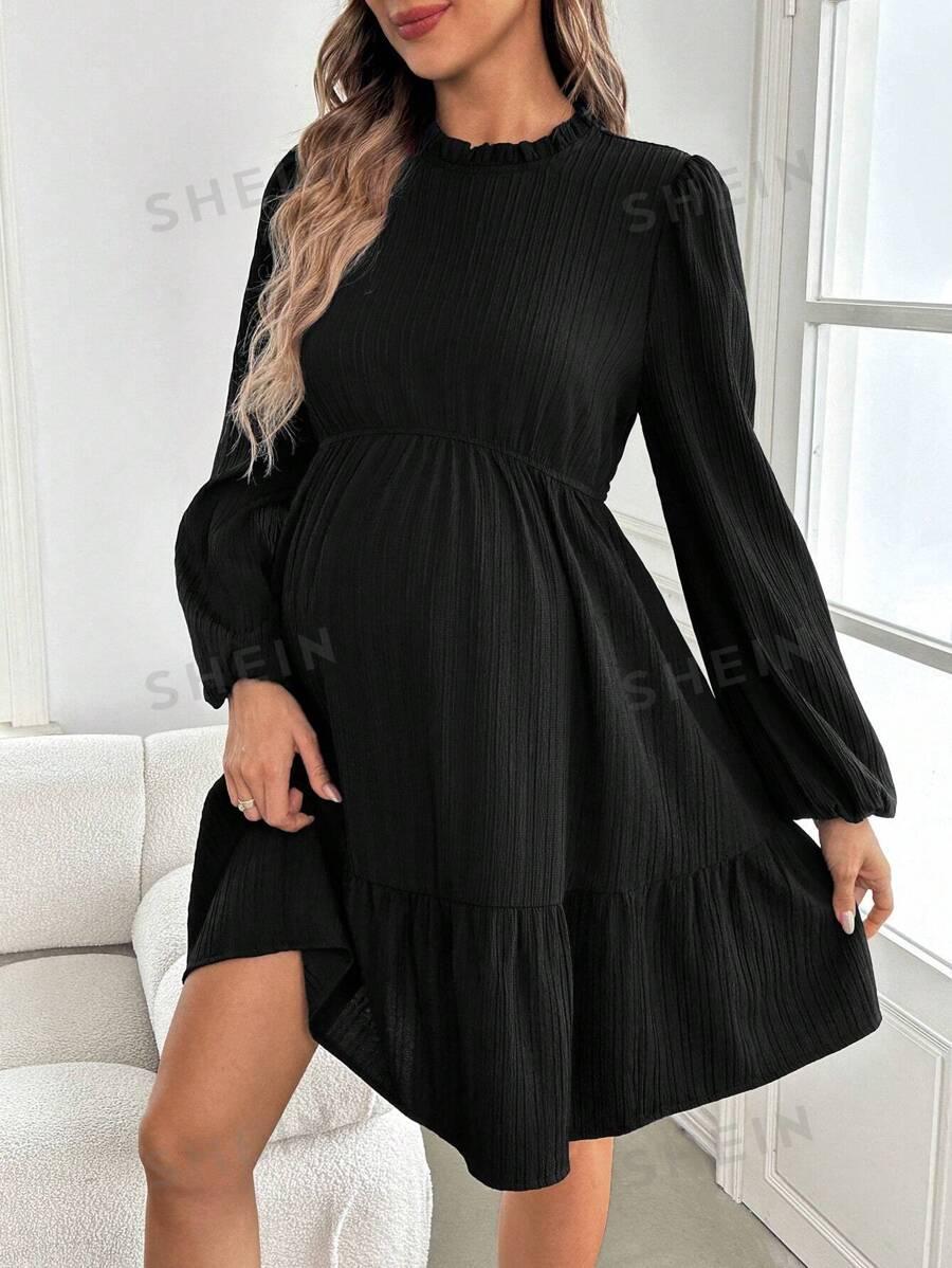 SHEIN CZARNA SUKIENKA CIĄŻOWA S06__XXL