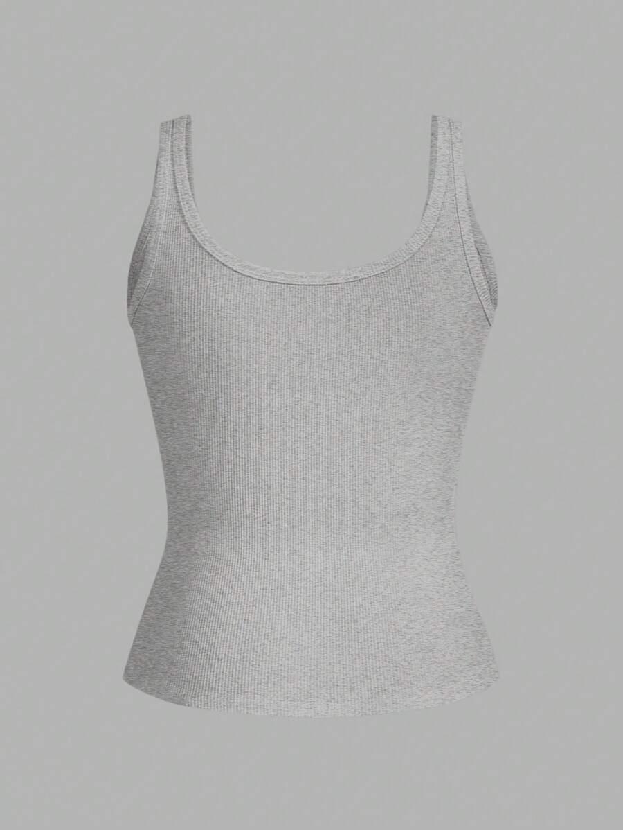 SHEIN SZARY TOP PRĄŻKI S06__S