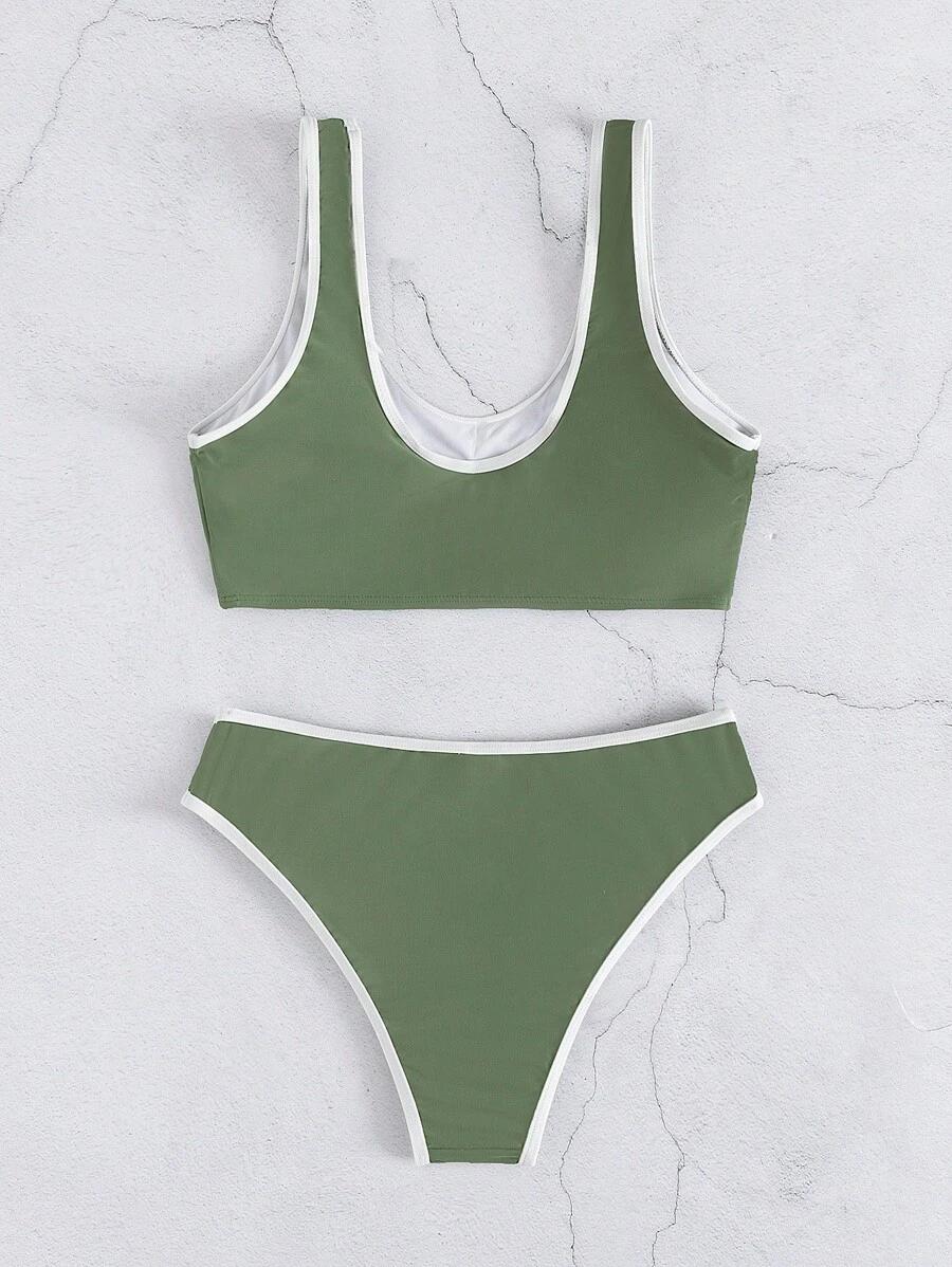 SHEIN DWUCZĘŚCIOWY STRÓJ KĄPIELOWY S09__XS
