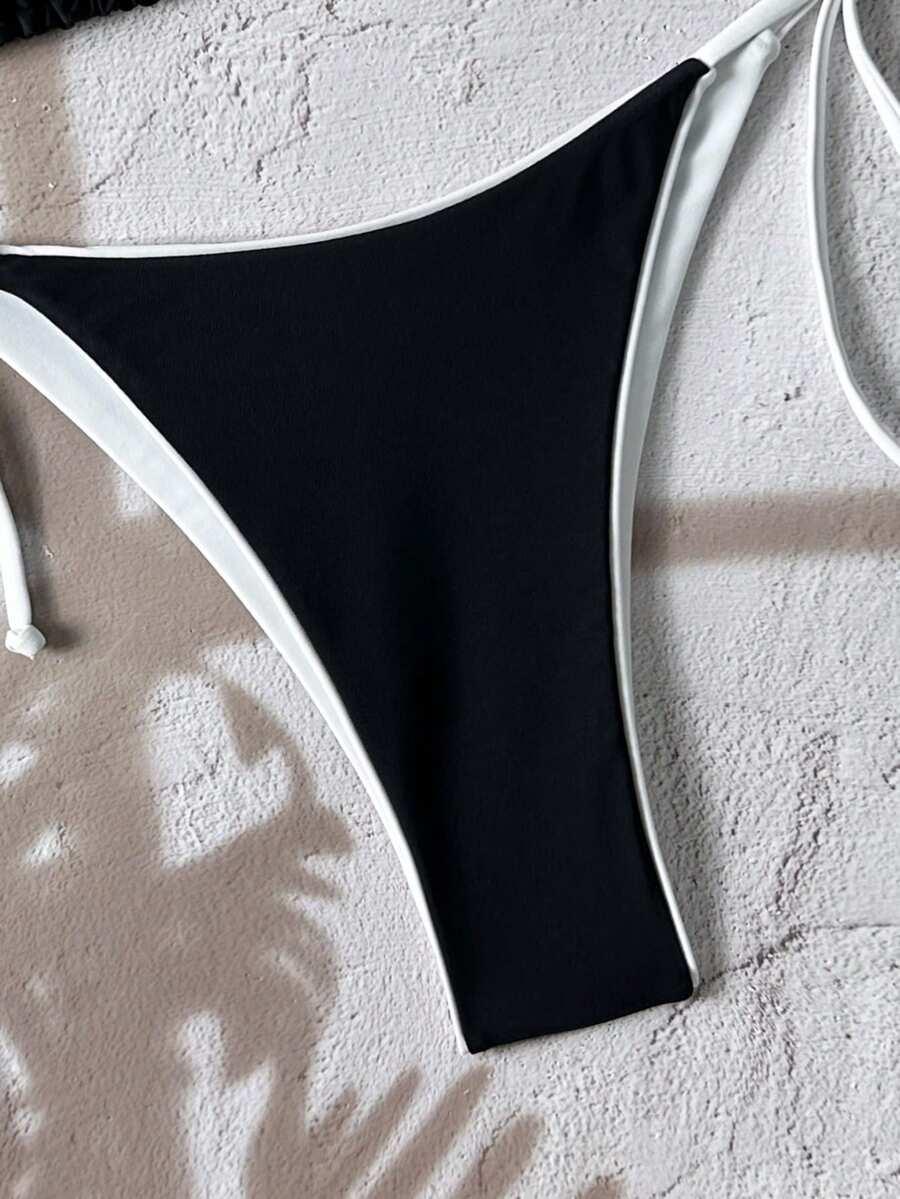 SHEIN DWUCZĘŚCIOWY STRÓJ KĄPIELOWY S09__L