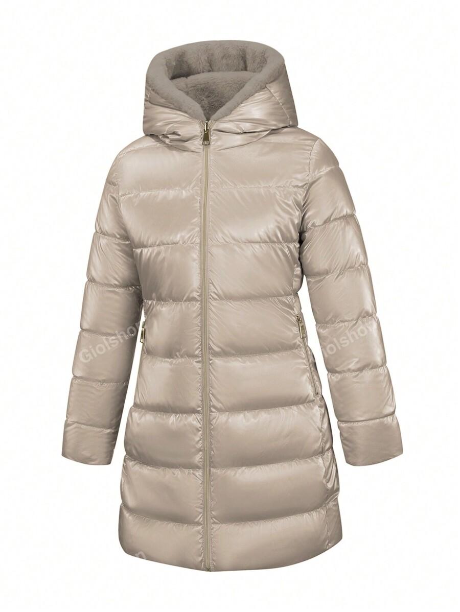 SHEIN ZŁOTA PIKOWANA DWUSTRONNA KURTKA W01__XL
