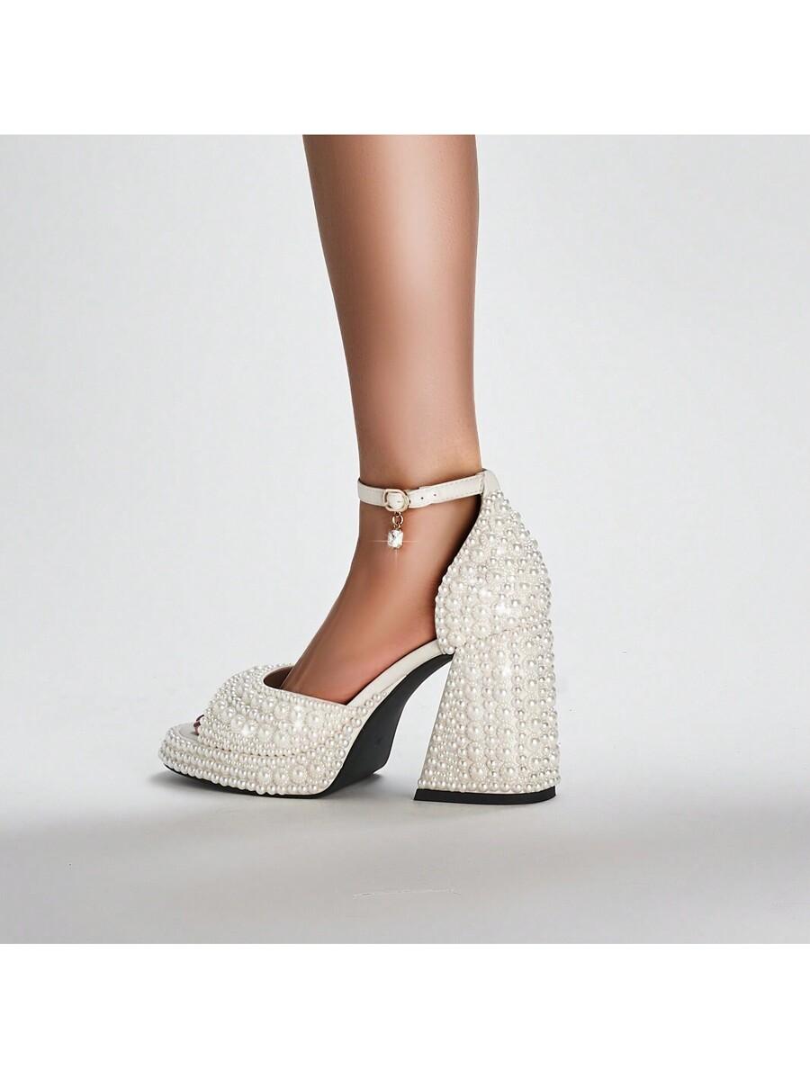 SHEIN ZDOBIONE SANDAŁ OBCAS S06__38