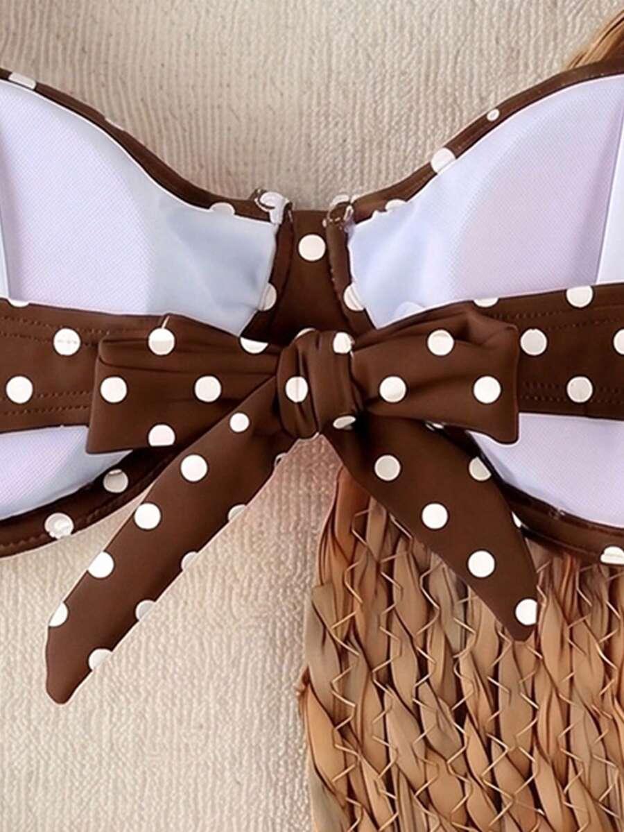 SHEIN DWUCZĘŚCIOWY STRÓJ KĄPIELOWY S09__S